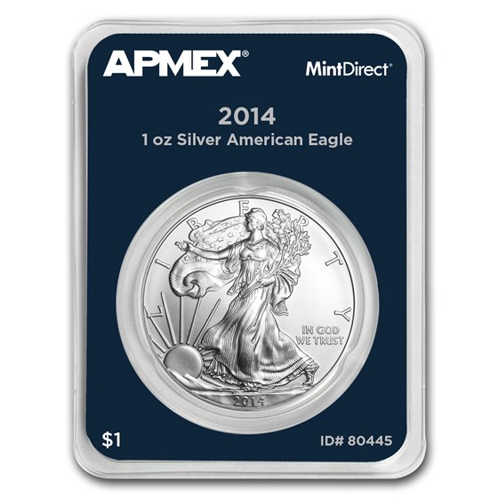 2014 1 oz Silver American Eagle (MintDirect® Single) 2014 1 oz Silver American Eagle (MintDirect® Single)
